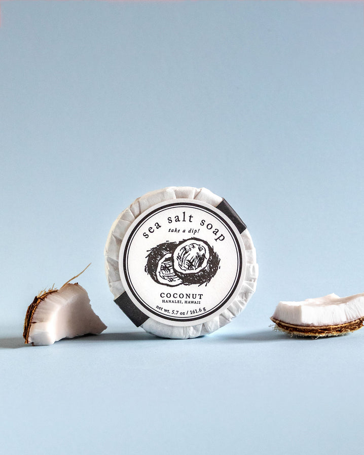 Coconut Sea Salt Soap by Kopa Kauai
