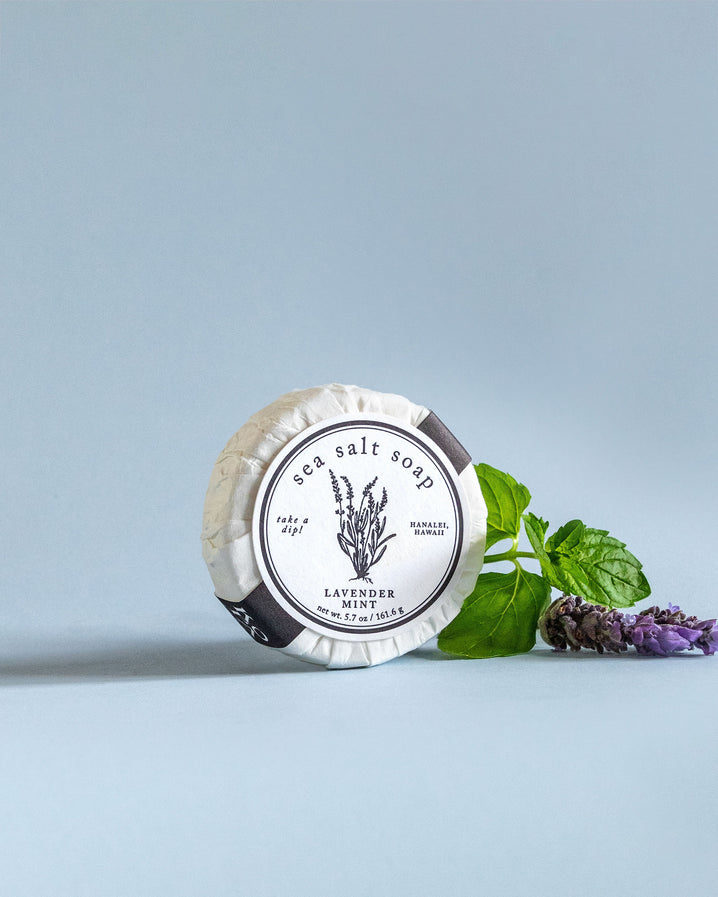 Lavender Mint Sea Salt Soap by Kopa Kauai