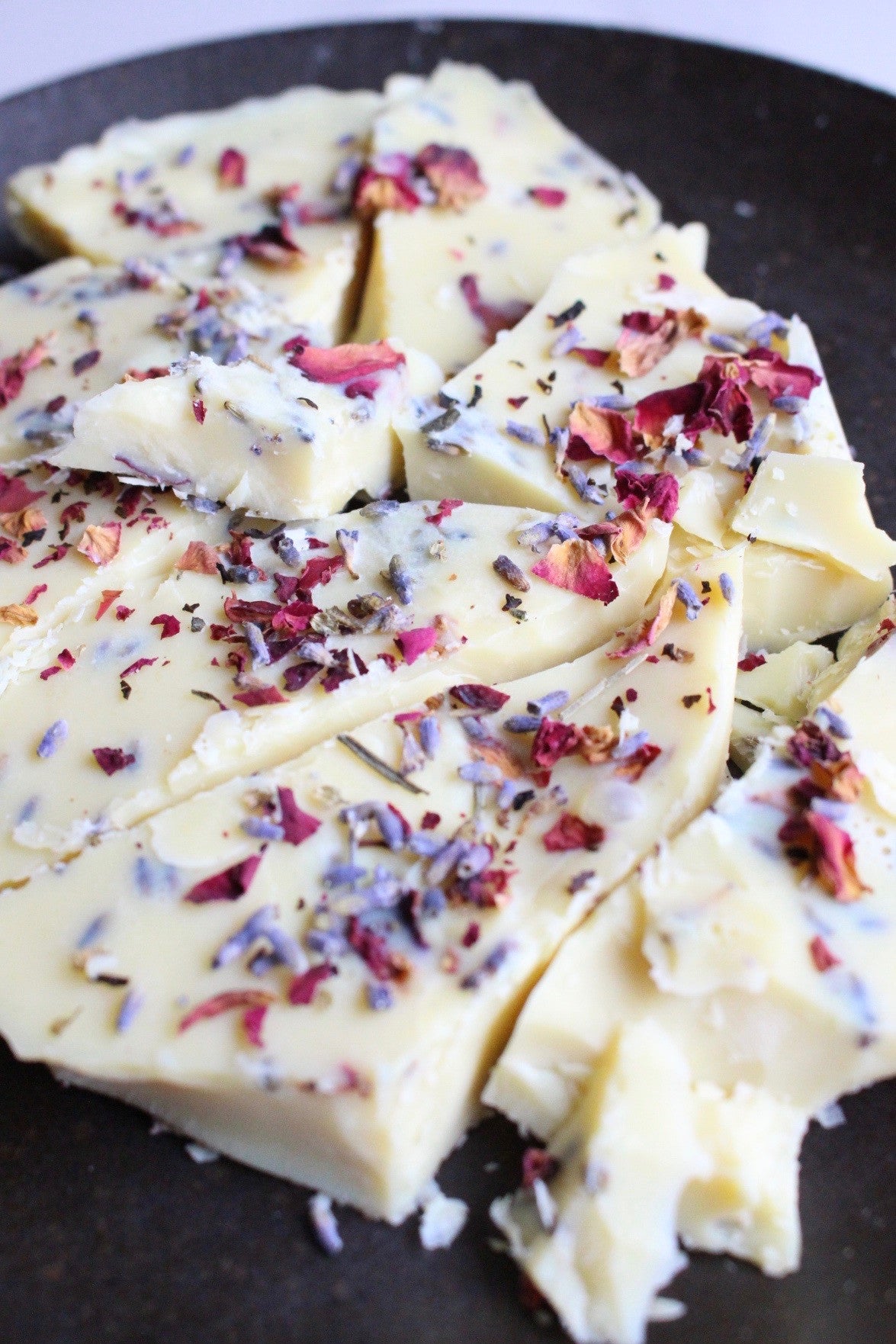 Lavender Rose Love Bark Recipe